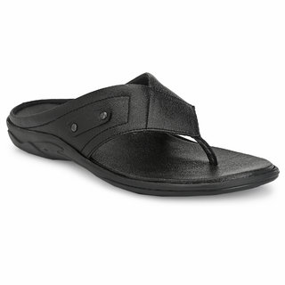 Buy Thong Sandals Chappals Men s Casual Slippers Walking Outdoor Black Flip Flops KT 1053 Online 690 from ShopClues
