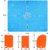 JonPrix 1 PC, Combo Silicone Rolling Mat  3 Pc Dough Scraper