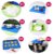 JonPrix 1 PC, Combo Silicone Rolling Mat  3 Pc Dough Scraper