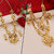 Silver Shine Gold Plated Traditional Designer Temple Long Jewellery Set For Women Girl