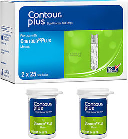 Contour Plus Blood Glucose 50 Test Strip