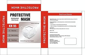 KN95 Mask PN 2.5 with 95 Filtration/ KN 95 Anti Pollutions / Anti Germs Masks