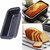 Brand World Bread Mould, 500 gm - Aluminium Non Stick Coated Baking-Tray Bread Loaf Mould Pan (Small)