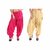 VR Boss Women Synthetic Patiala Pink Sandal Pant for Kurtis Short Kurtis Salwar Chudidhar