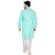 Kandy Sea Green  Long Cotton Kurta Pyjama Set For Mens