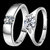 Adjustable Couple Rings Set for lovers Silver Plated Solitaire for Men and Women-2 pieces