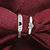 Silver Plated Adjustable Couple Rings Set for lovers Ring with 1 Piece Red Rose Gift Box  for Men and Women