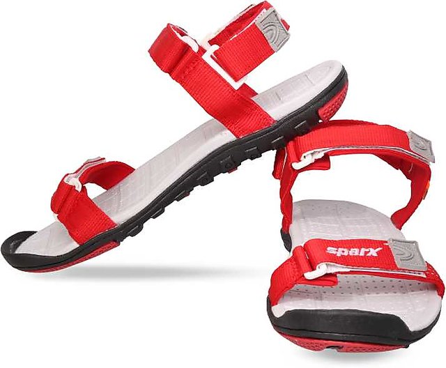 Buy Sparx Men Black & Red Comfort Sandals - Sandals for Men 2513905 | Myntra