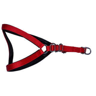 Tame Love Export Quality Padded Chest Belt Harness for Puppy (Red color - 0.75 Inch)