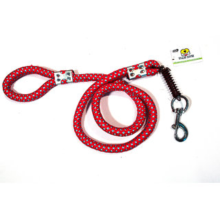                       Tame Love Dog Rope Leash for medium and large  Sized breed Dogs with Strong cast Hook with spring  (22MM) color may vary                                              