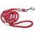 Tame Love Padded Harness and Leash Chest Belt for Medium Dogs of All Breeds (Red Color - 1 inches)