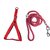 Tame Love Padded Harness and Leash for Puppy of All Breeds (Red Color - 0.75 inches)