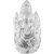 Reshamm Life Care Clear Quartz Natural Crystal Ganesh Ji-Enhance Psychic Abilities,It Aids Connection (Water Color)
