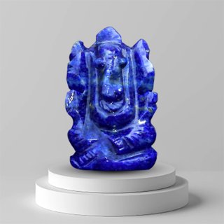                       Lapis Lazuli Crystal Ganesh Ji,Allows Self Confidence And Reveal Inner Truth Providing Qualities  (Blue Color)                                              