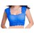 Kiwee Fashion Women's Net Bustier Saree Blouse Seamless Padded (Removable Pads) Non Wired