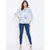 Avyanna Striped Tunic in Blue