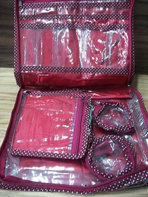 red jewellery pouch