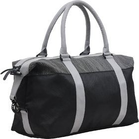 AQUADOR Duffle bag with black and Grey PU leather(Code AB-S-1477-BlackGrey)