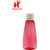 Harshpet Empty Refillable 100ml Fliptop Flat Bottle Red Set of 16