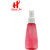 Harshpet Empty Refillable 100ml Flat Mist Spray Bottle Red Set of 8