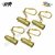 Gola International Brass Telescope Keychain. Handicraft Keychain for car,Bike,Cycle and Home Keys Pack of 4