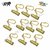 Gola International Brass Telescope Keychain. Handicraft Keychain for car,Bike,Cycle and Home Keys Pack of 10