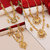 Gold Plated Traditional Designer Temple Long Jewellery Set For Women Girl