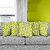 DECOTREE 100% Cotton Decorative Throw Pillow/Cushion Covers (18 x 18 inch, Green) - Set of 5