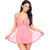 PYXIDIS Net and Lace Quality Babydoll Nightwear Night Dress with Panty for Women and Girls