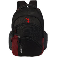 Life Today 38 Ltrs, 48 cms Casual Backpack Black+Red 
