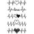 Ordershock Heart Beat Line Waterproof Men and Women Temporary Body Tattoo V613