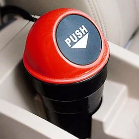 CP Bigbasket Car Dustbin Mini Car Trash Bin (RED)