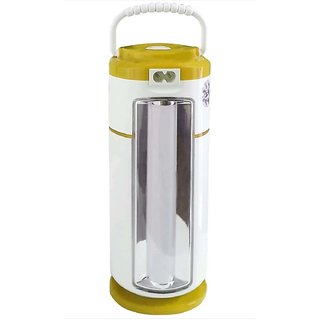 Buylink 3 Tube 54 Hi-Bright LED With 360 Degree Coverage Rechargeable Lantern Emergency Light  (White, Yellow) EN-1202