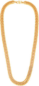 Memoir 24KT 36 Inch Gold Plated 90 GMS Heavy Necklace Chain for Men.