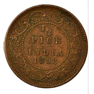 1/2 pice 1898. 1/2 pice 1898.