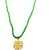 Raviour Lifestyle Lord Shiv Mahakal Mahadev Stylish And Elegant Pendant With Green Hakik Agate 108 beads Mala