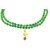 Raviour Lifestyle Lord Shiva Mahakal Shivling Rudraksha Pendant With Green Hakik Agate 108 beads Mala