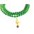 Raviour Lifestyle Lord Shiva Mahakal Shivling Rudraksha Pendant With Green Hakik Agate 108 beads Mala