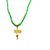 Raviour Lifestyle Mahakal Shiva Trishul Rudraksha Pendant With Green Hakik Agate 108 beads Mala