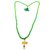 Raviour Lifestyle Mahakal Shiva Trishul Rudraksha Pendant With Green Hakik Agate 108 beads Mala