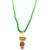 Raviour Lifestyle Lord Shiv Shakti 5 Mukhi Shiv Trishul Damru With Green Hakik Agate 108 beads Mala