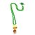 Raviour Lifestyle Lord Shiv Shakti 5 Mukhi Shiv Trishul Damru With Green Hakik Agate 108 beads Mala