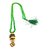 Raviour Lifestyle Mahadev Shiva Om Rudraksha Pendant With Green Hakik Agate 108 beads Mala