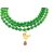 Raviour Lifestyle Lord Shiv Mahakal Mahadev Bholenath Trishul Pendant With Green Hakik Agate 108 beads Mala
