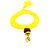 Raviour Lifestyle Mahadev Shiva Om Rudraksha Pendant With Yellow Hakik Agate 108 beads Mala