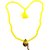 Raviour Lifestyle Rudraksh Mahadev Trishul Ganesh Pendant With Yellow Hakik Agate 108 beads Mala