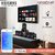 KRISONS Genius-50 Multimedia Speaker  App Controlled, Bluetooth Supporting Home Theatre 5.1  USB, AUX, LCD Display, Bu