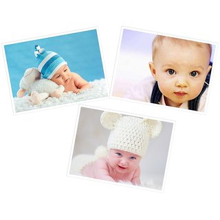                       Cute Baby's Boy Poster for Pregnant Women112 (300 GSM Paper, 12x18 Inches each, Multicolour) -Combo Set of 3                                              