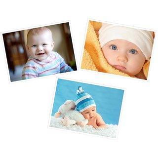                       Cute Baby Poster for Home and Expecting Mothers 95(300 GSM Paper, 12x18 Inches each, Multicolour) -Combo Set of 3                                              