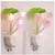 (Pack 0f 2) 3D LED Night Lamp with Plug Smart Sensor auto On/Off Bulbs Nature Illumination Decoration Mushroom Shape